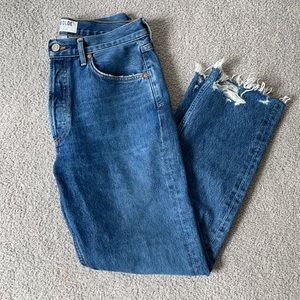 AGOLDE size 28 cropped jeans
